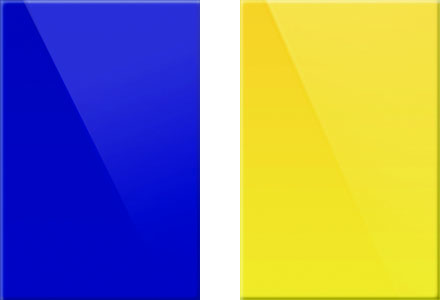 Синий глянец  / Жёлтый глянец
