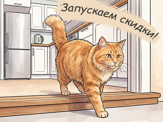Запускаем скидки: 20% + 20% и монтаж за 0 руб.
